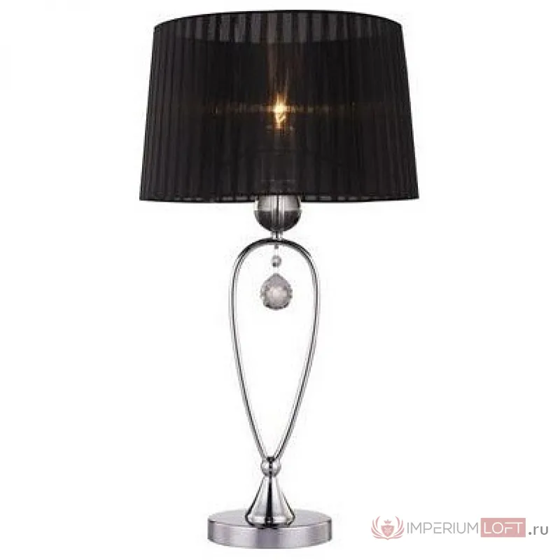Настольная лампа декоративная Zumaline Bello RLT93224-1B Цвет арматуры хром Цвет плафонов черный от ImperiumLoft