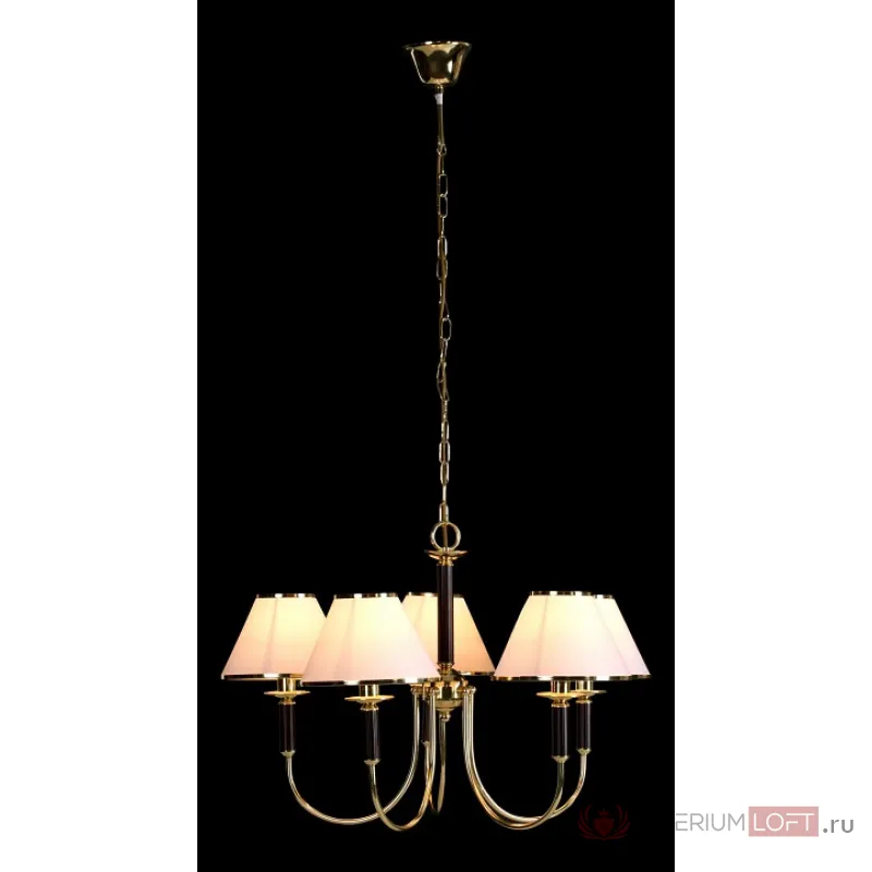 Подвесная люстра Arte Lamp Catrin A3545LM-5GO Цвет арматуры золото Цвет плафонов золото от ImperiumLoft