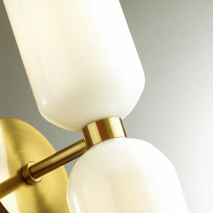 Бра Odeon Light Orinoco 4798/2W Цвет плафонов белый Цвет арматуры бронза от ImperiumLoft
