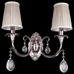 Бра Osgona Cappa 691624 Цвет арматуры хром Цвет плафонов коричневый от ImperiumLoft