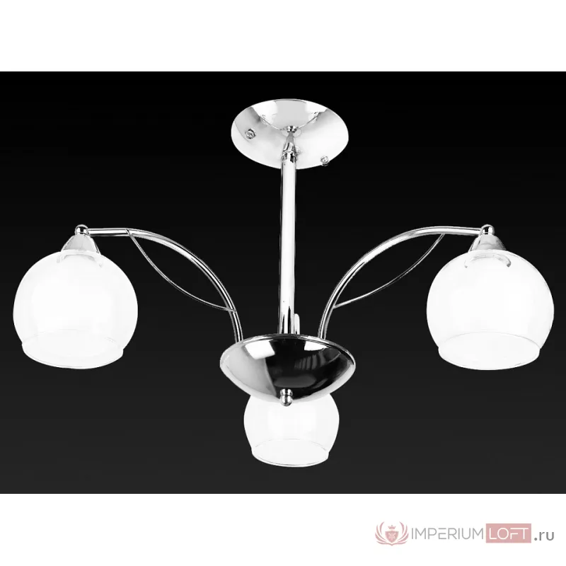 Люстра на штанге TopLight Alberta TL7160X-03CH Цвет арматуры хром Цвет плафонов белый от ImperiumLoft