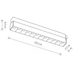 Трековый светильник Nowodvorski Focus Led 10144