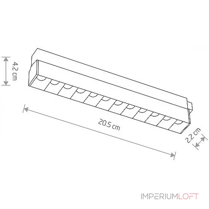 Трековый светильник Nowodvorski Focus Led 10144