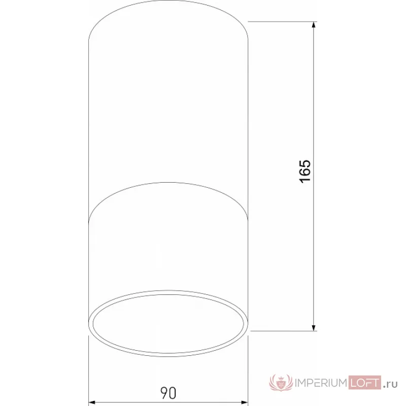 Накладной светильник Elektrostandard Light LED 35139/H черный от ImperiumLoft