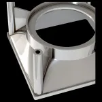 Рамка на 1 светильник Maytoni Alfa C065-01CH Цвет арматуры хром от ImperiumLoft