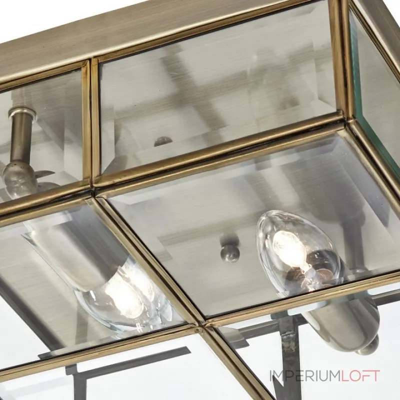 Накладной светильник Arte Lamp Scacchi A6769PL-2AB Цвет арматуры бронза Цвет плафонов прозрачный