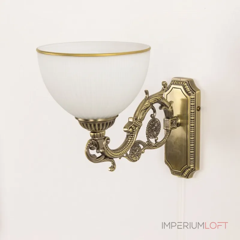 Бра Citilux Адриана CL405413 Цвет арматуры бронза Цвет плафонов белый