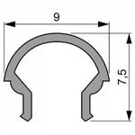 Профиль накладной  Deko-Light R-01-05 984554