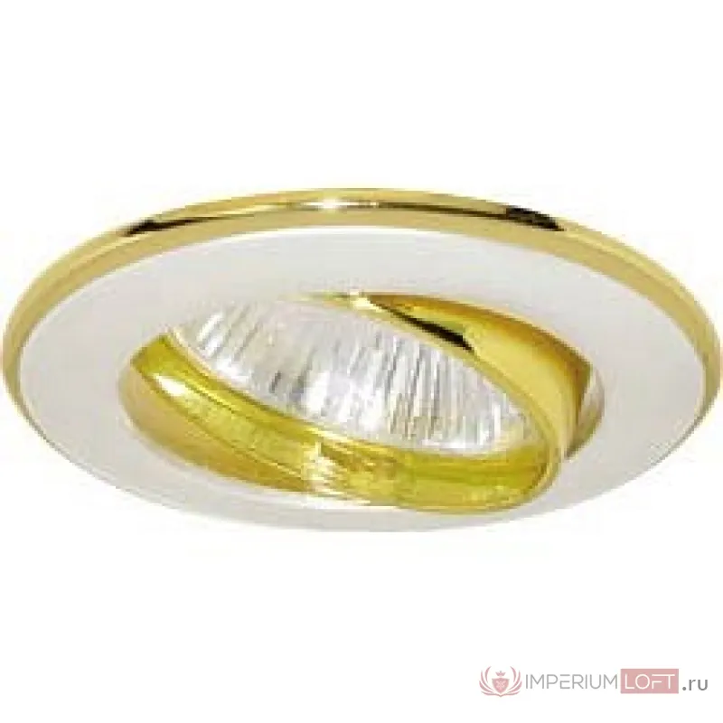 Встраиваемый светильник Feron Saffit 301T-MR16 17531 Цвет арматуры золото от ImperiumLoft