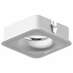 Рамка на 1 светильник Ambrella N771 N7715 SWH белый песок 70*70mm H26mm Outmm MR16 Цвет арматуры белый