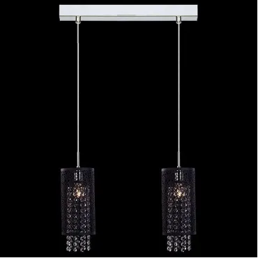 Подвесной светильник Eurosvet 1180 1180/2 хром Цвет арматуры хром Цвет плафонов черный