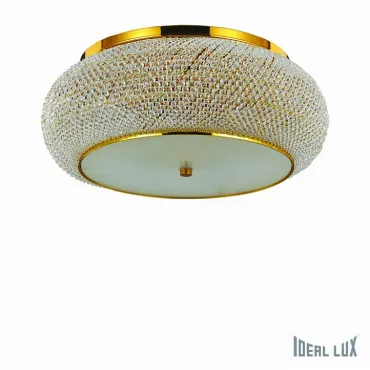 Накладной светильник Ideal Lux Pasha PASHA&#039; PL10 ORO Цвет арматуры золото Цвет плафонов прозрачный