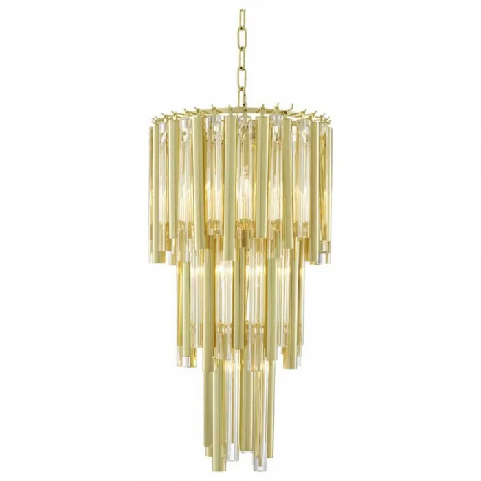 Подвесной светильник DeLight Collection Gigi KM0931P-7 gold Цвет арматуры золото Цвет плафонов прозрачный от ImperiumLoft