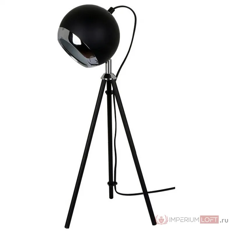 Настольная лампа декоративная Odeon Light Eseo 3383/1T Цвет арматуры черный Цвет плафонов хром от ImperiumLoft