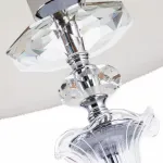 Настольная лампа декоративная Divinare Albedo 8821/02 TL-1 Цвет арматуры хром Цвет плафонов кремовый