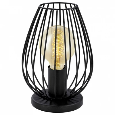 Настольная лампа декоративная Eglo ПРОМО Newtown 49481 Цвет арматуры черный Цвет плафонов черный