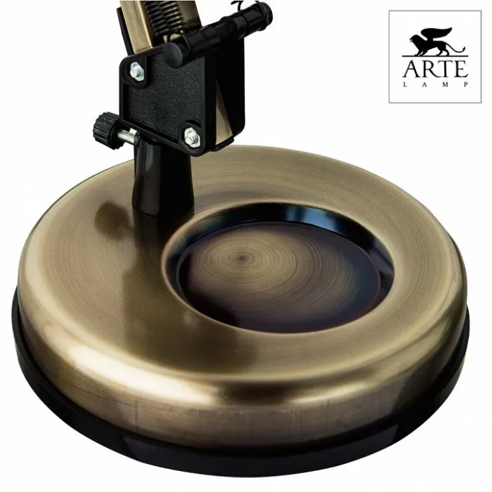 Настольная лампа офисная Arte Lamp Junior A1330LT-1AB Цвет арматуры бронза Цвет плафонов бронза от ImperiumLoft
