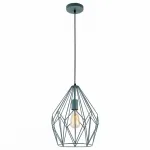 Подвесной светильник TopLight Jade TL1173H-01DG Цвет арматуры черный Цвет плафонов зеленый от ImperiumLoft