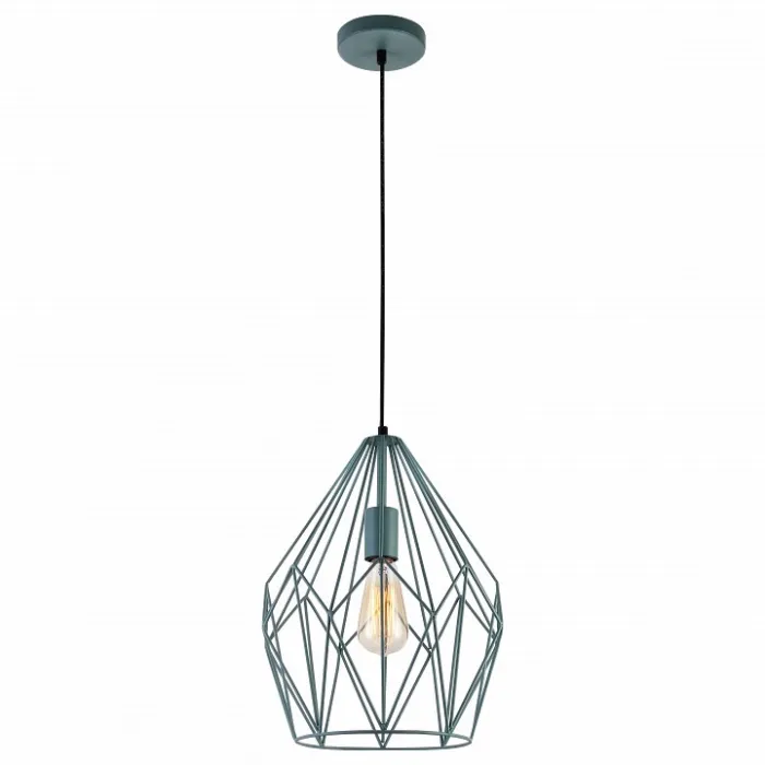Подвесной светильник TopLight Jade TL1173H-01DG Цвет арматуры черный Цвет плафонов зеленый от ImperiumLoft