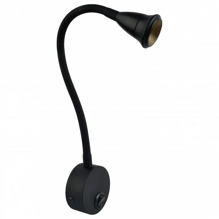 Бра Arte Lamp 7603 A7603AP-1BK Цвет арматуры черный Цвет плафонов черный от ImperiumLoft