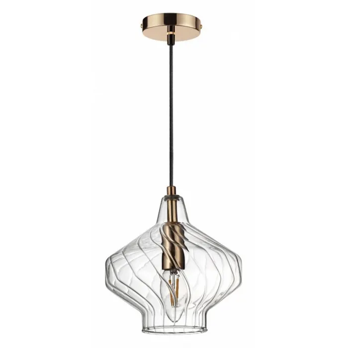 Подвесной светильник Lumion Dove 4584/1 Цвет арматуры золото Цвет плафонов прозрачный от ImperiumLoft