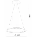Подвесной светильник Donolux S111028 S111028/1 D1000 