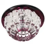 Встраиваемый светильник Horoz Electric HRZ00000617 Цвет арматуры красный Цвет плафонов прозрачный