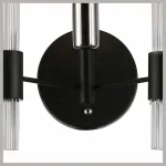 Бра F-promo Supreme 2490-1W Цвет арматуры черный Цвет плафонов прозрачный от ImperiumLoft