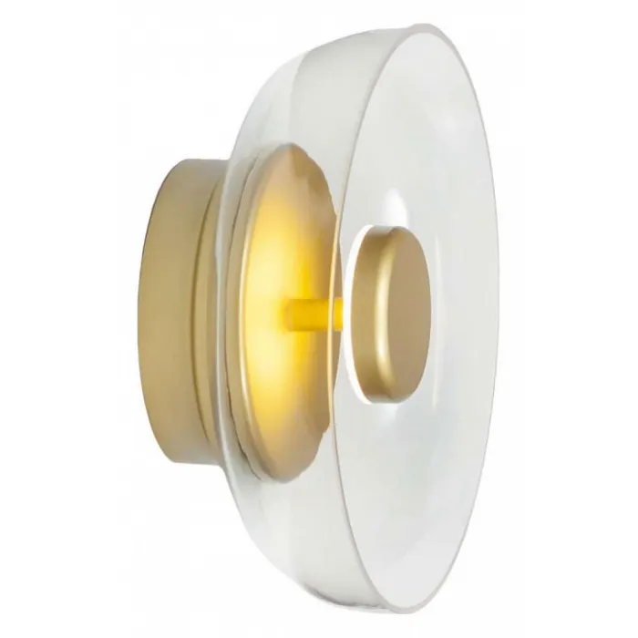 Накладной светильник Loft it Disk 8210-W Цвет арматуры золото Цвет плафонов прозрачный от ImperiumLoft