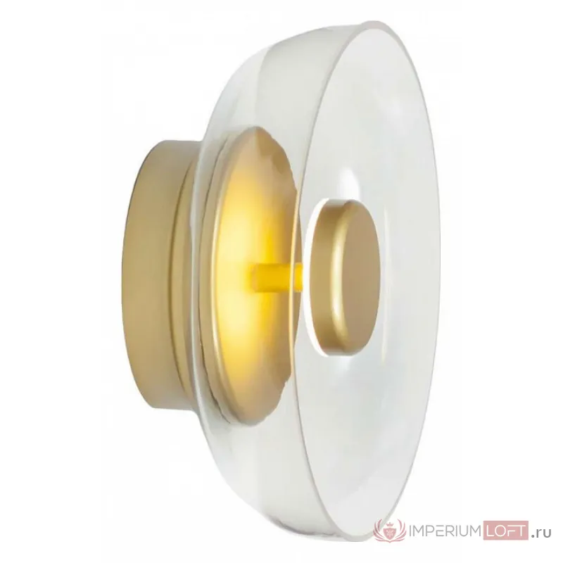 Накладной светильник Loft it Disk 8210-W Цвет арматуры золото Цвет плафонов прозрачный от ImperiumLoft