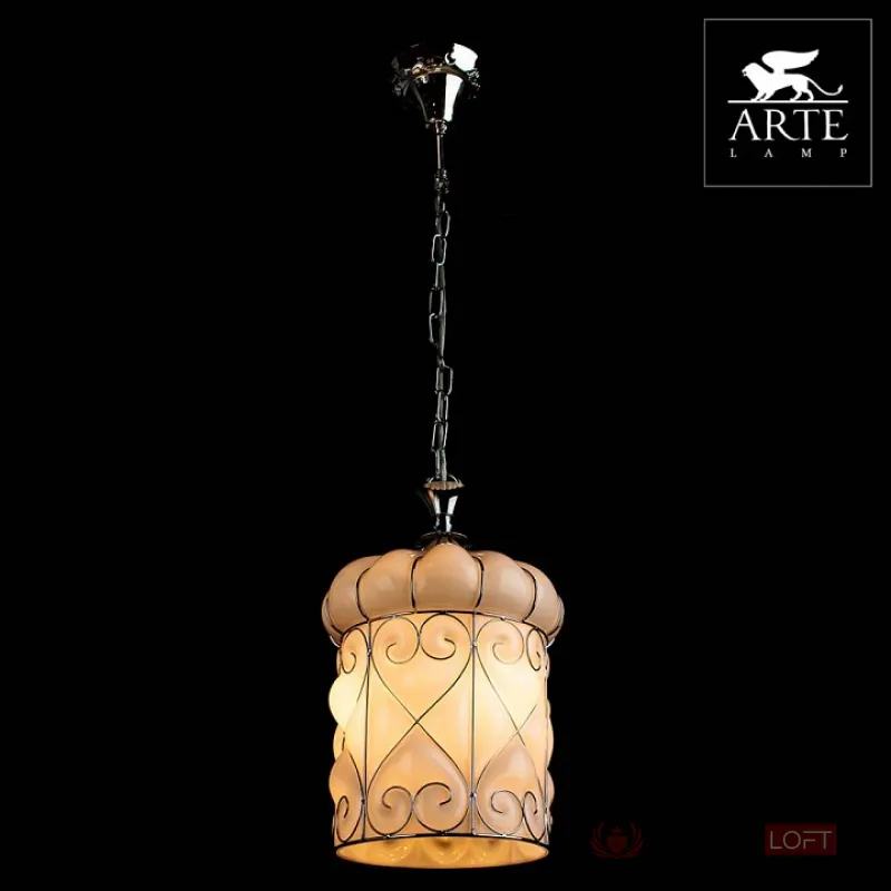Подвесной светильник Arte Lamp Venezia A2227SP-3WH Цвет арматуры хром Цвет плафонов белый от ImperiumLoft