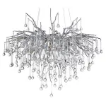 Подвесная люстра Divinare Salice 3132/26 SP-10 Цвет арматуры Серый Цвет плафонов Неокрашенный от ImperiumLoft