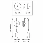 Бра Lightstar Pentola 803529 Цвет арматуры хром Цвет плафонов фиолетовый от ImperiumLoft
