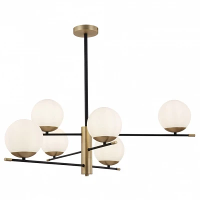 Люстра на штанге Maytoni MOD048PL-06G