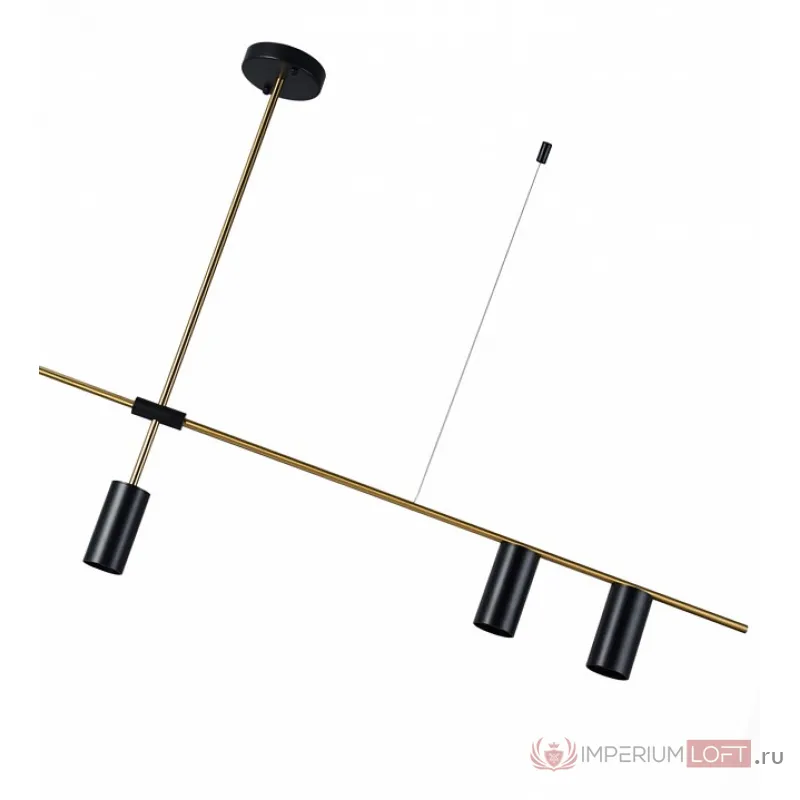 07621-4,19 Подвес Рия черный w123*6 h96 GU10 4*10W от ImperiumLoft