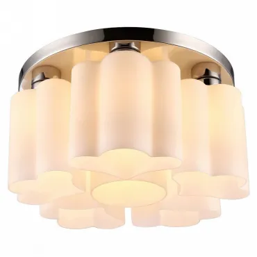 Накладной светильник Arte Lamp Canzone A3489PL-6CC Цвет арматуры хром Цвет плафонов белый