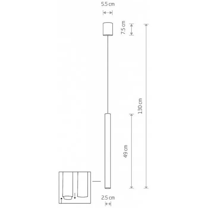 Подвесной светильник Nowodvorski Laser 490 10451 от ImperiumLoft