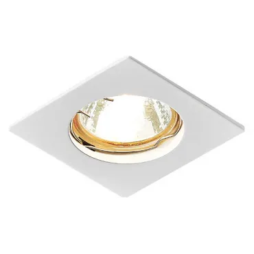 Встраиваемый светильник Ambrella Classic 866A 866A WH Цвет арматуры белый Цвет плафонов золото