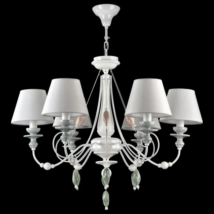 Подвесная люстра Maytoni Adelia ARM540-06-W Цвет арматуры белый Цвет плафонов белый от ImperiumLoft