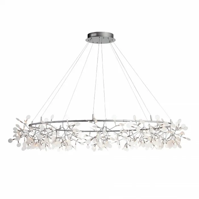 Подвесная люстра ST-Luce Rafina SL379.103.324 Цвет арматуры серебро Цвет плафонов белый от ImperiumLoft