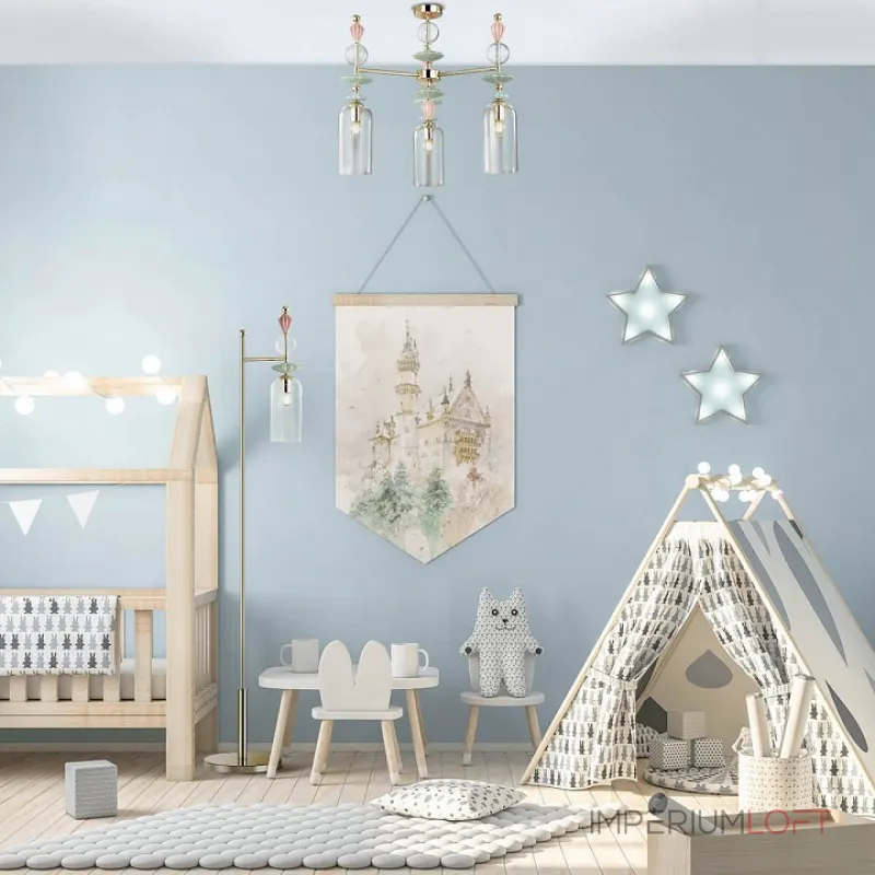 Люстра на штанге Odeon Light Bizet 4855/3C  Люстра на штанге Odeon Light Bizet 4855/3C