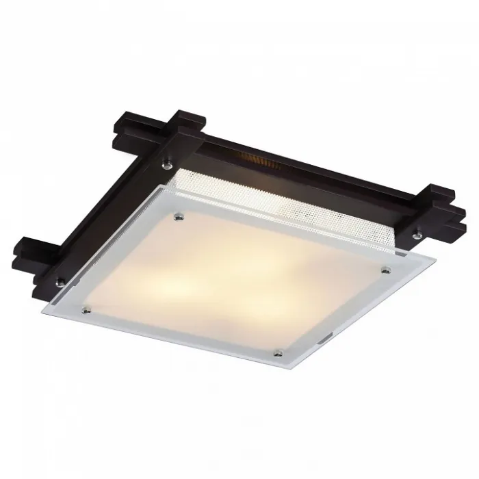 Накладной светильник Arte Lamp Archimede A6462PL-3CK Цвет арматуры коричневый Цвет плафонов белый от ImperiumLoft