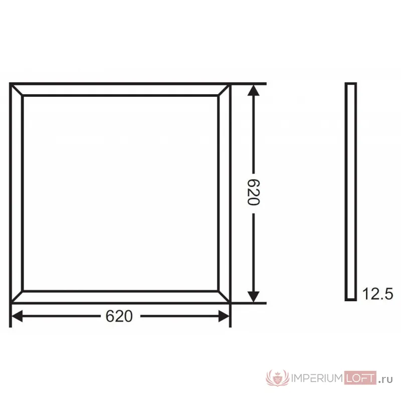 Светильник для потолка Армстронг Deko-Light Panel 170923 Цвет арматуры белый Цвет плафонов белый от ImperiumLoft