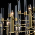 Люстра на штанге MW-Light Альгеро 285010910 Цвет арматуры латунь Цвет плафонов прозрачный от ImperiumLoft