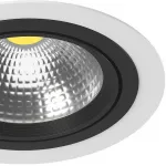 Встраиваемый светильник Lightstar Intero 111 i9260707 Цвет арматуры черно-белый