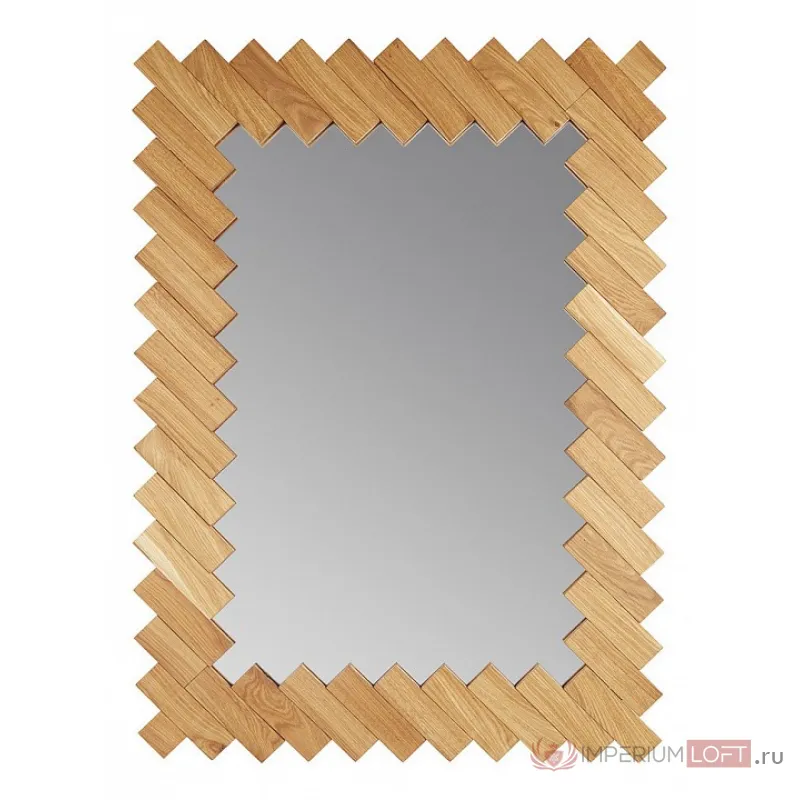 Зеркало настенное (97x71 см) Дубовые планки V20083 от ImperiumLoft