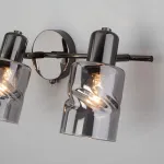 Бра Eurosvet Ansa 20120/3 чёрный жемчуг Цвет плафонов серый Цвет арматуры черный от ImperiumLoft