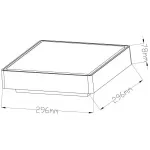 Накладной светильник Deko-Light Quadrata 348009 Цвет арматуры серый Цвет плафонов белый от ImperiumLoft Накладной светильник Deko-Light Quadrata 348009 Цвет арматуры серый Цвет плафонов белый от ImperiumLoft