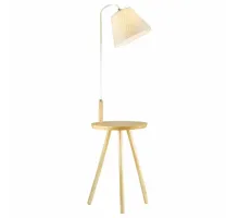 Стол журнальный с торшером Odeon Light Kalda 4667/1F Цвет арматуры кремовый Цвет плафонов кремовый