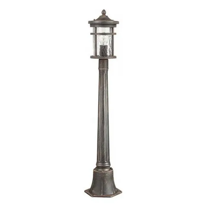 Наземный низкий светильник Odeon Light Virta 4044/1F Цвет арматуры черный Цвет плафонов черный от ImperiumLoft